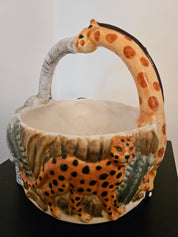 Vintage Jay Import Safari Basket or Planter