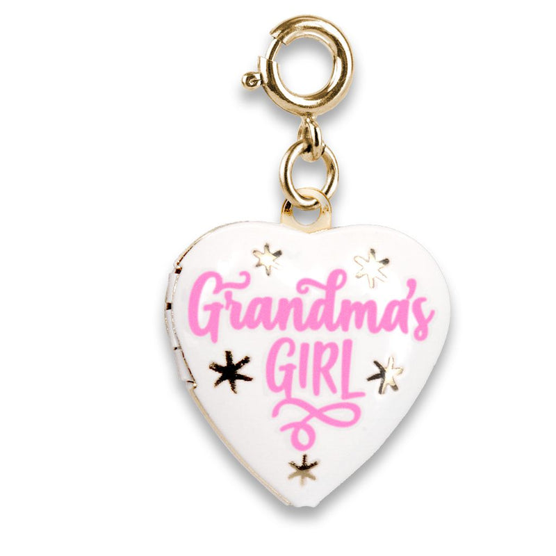 Gold Grandma's Girl Locket Charm by 112 - Peony Lane Boutique
