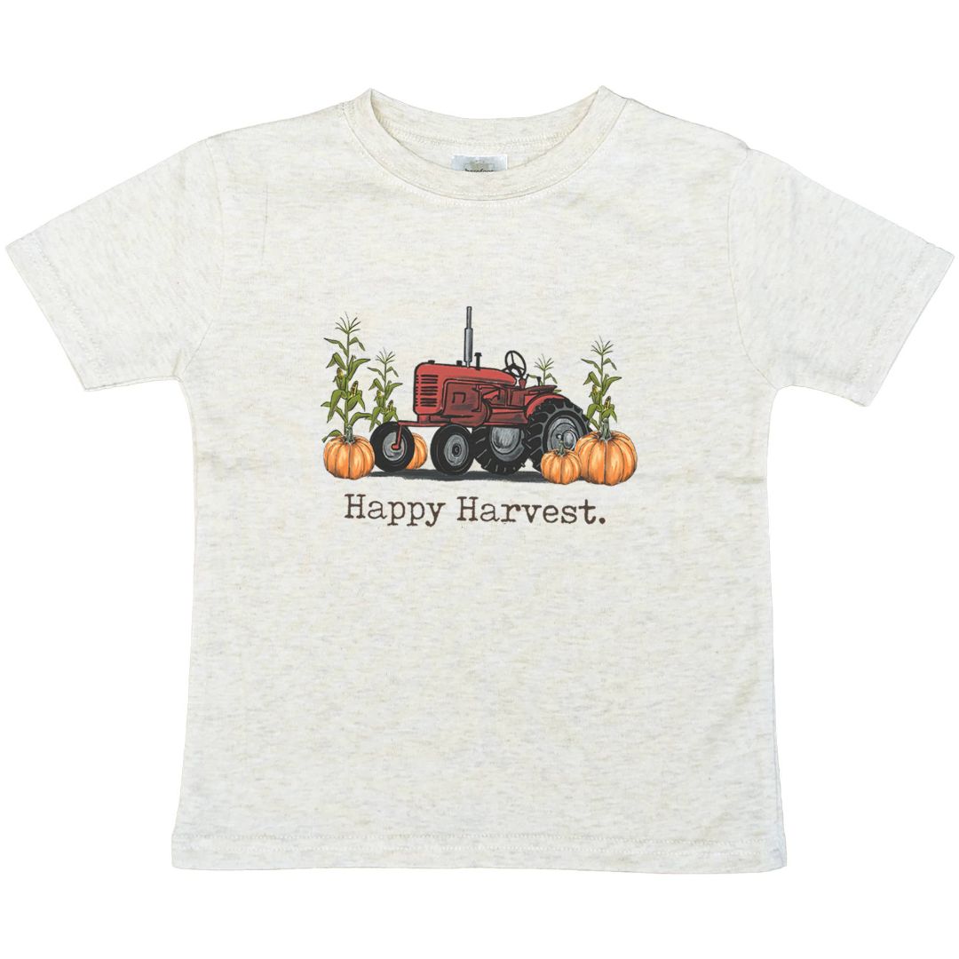 Happy Harvest Kids Tee – For Little Fall Explorers - S Youth (6-8 Y)