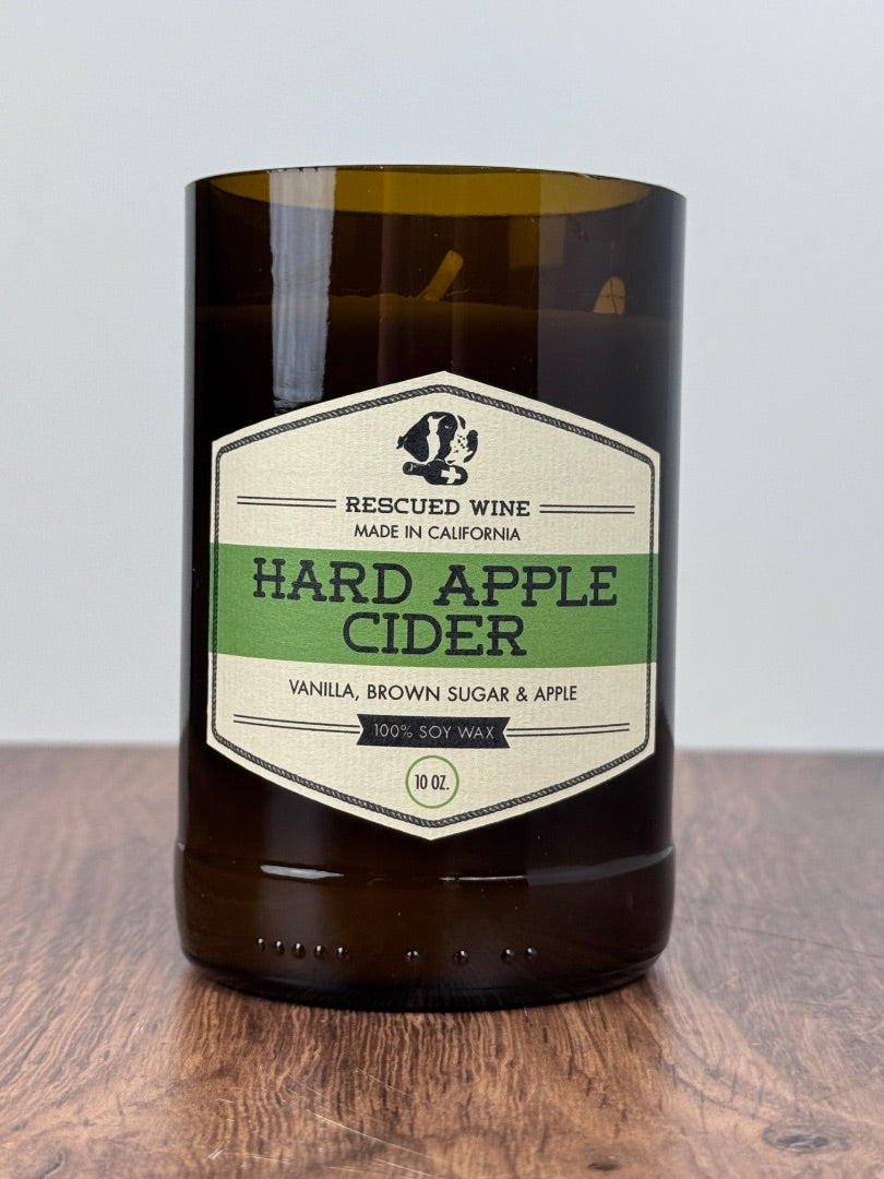 Hard Apple Cider Scented Candle in Wine Bottle - 8 oz