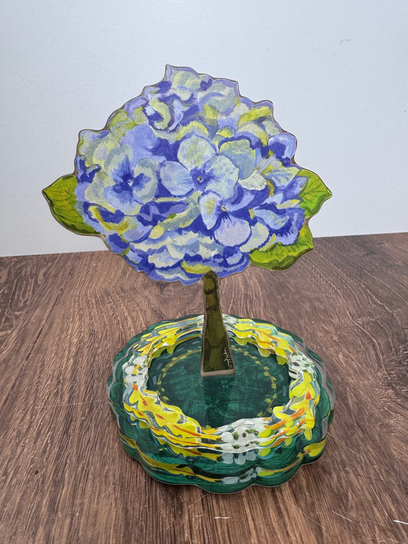 Purple Hydrangea  | 0.25in. Acrylic Flower — alternate view