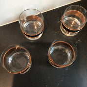 Mid-Century Modern Rocks Glasses, set of 4