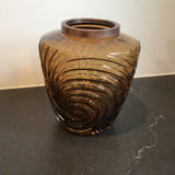 Amber Swirl Vase