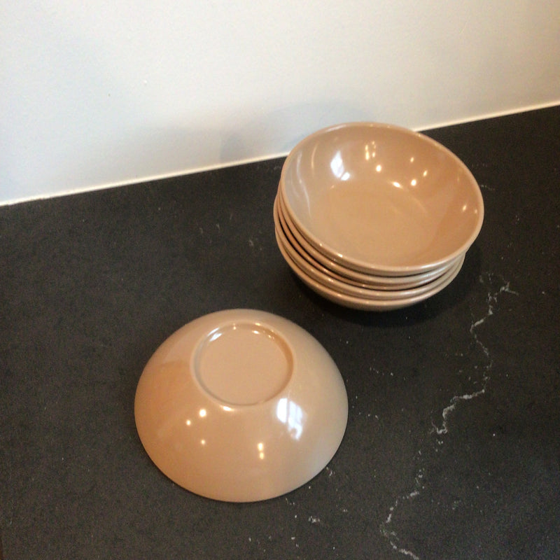 VTG Melamine Snack Bowls, set of 6 — alternate view