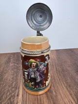 8.5" Vintage Beer Stein with Pirate