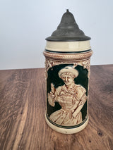 Vintage Stein - Ein Frischer Trunk in Froher Stund (Damaged)