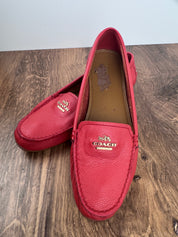 Coach Leather Loafers | Size 8 | Vibrant Pink
