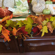 72” Faux Garland of Maple Leaves
