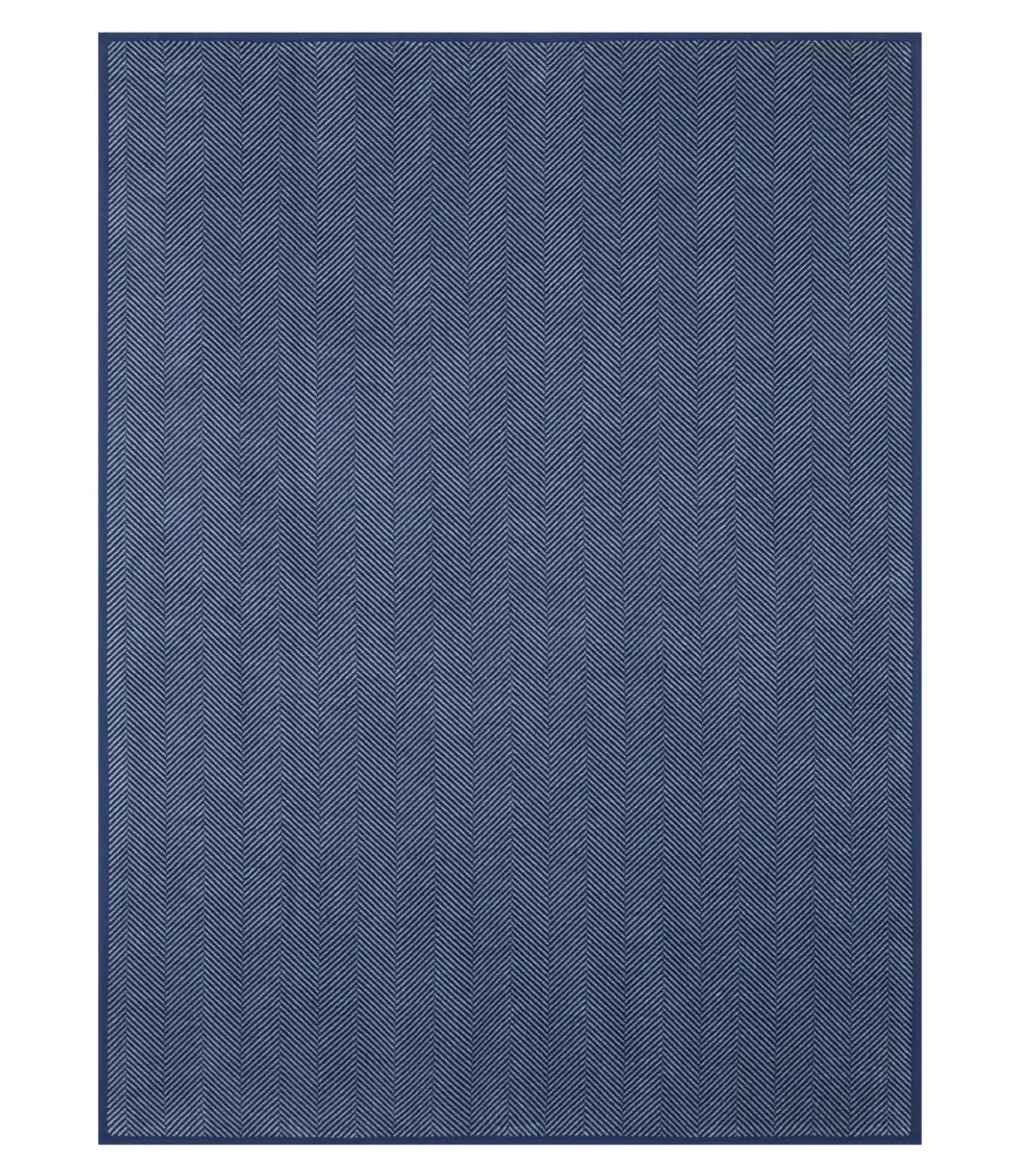 Harborview Herringbone Navy Blanket | Chappy Wrap