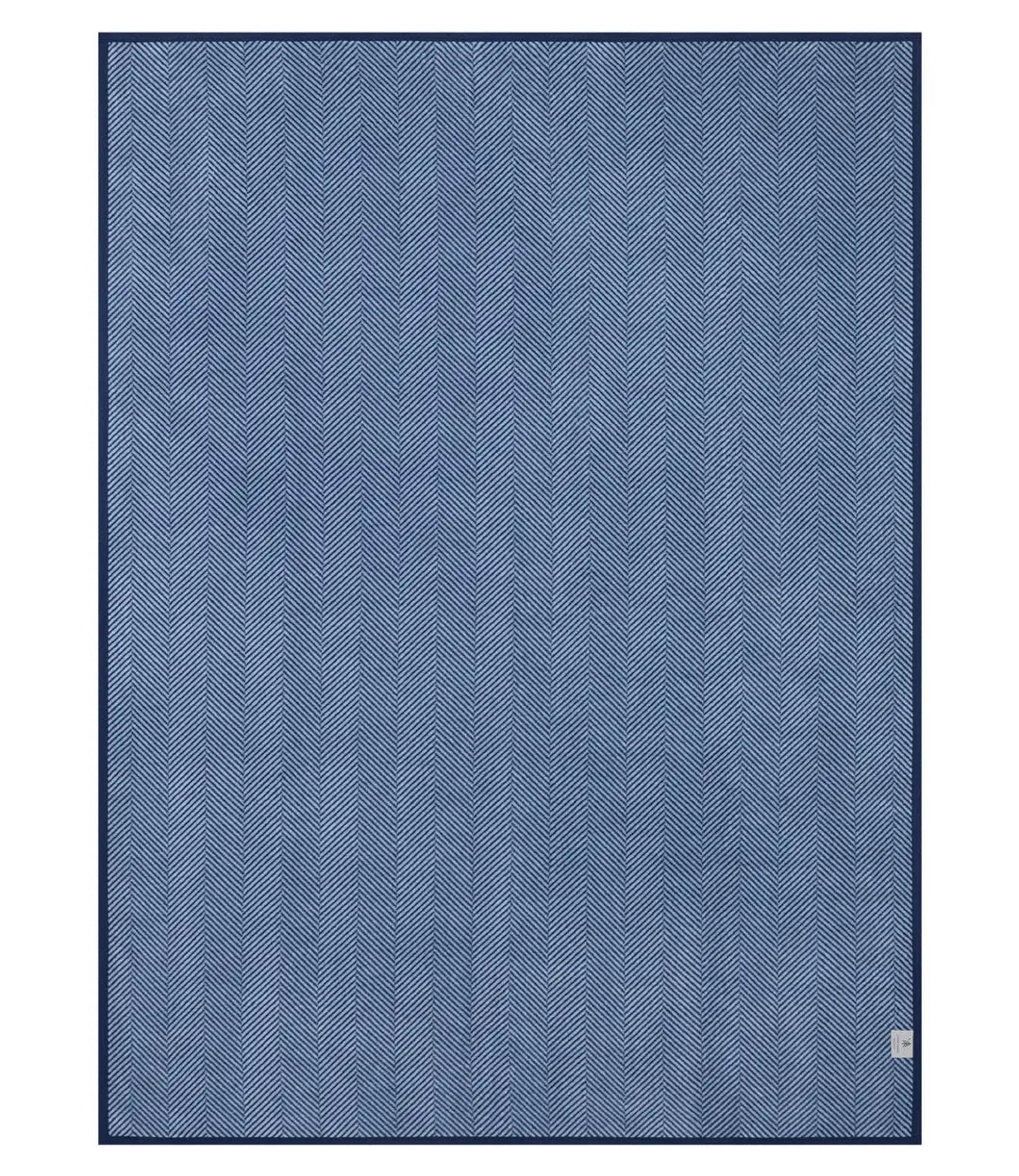 Harborview Herringbone Navy Blanket | Chappy Wrap
