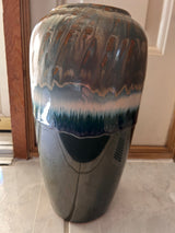 Vintage Vase with Drip Glaze