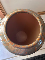 Vintage Vase with Drip Glaze