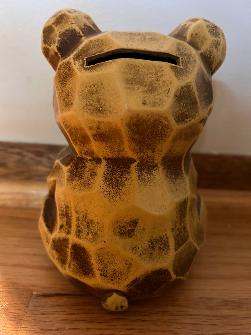 Vintage MCM Napcoware Bear Bank — alternate view