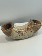 Mid-century modern double bud vase