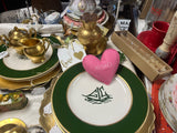 Gold Scalloped Plate Charger - New