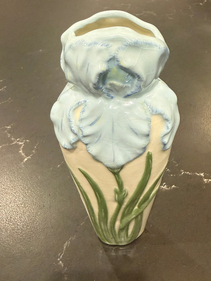 Ceramic Iris Vase — alternate view