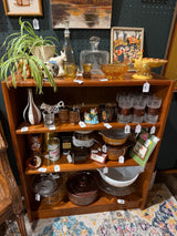 30x36x12” teak wood bookshelf