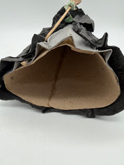 13” paper mache witch tree topper