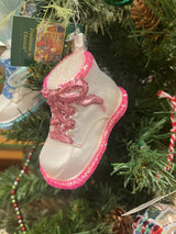 OWC Girl Baby Shoe Ornament - New