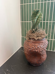 Brutalist studio pottery vase