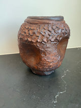 Brutalist studio pottery vase