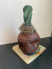 Brutalist studio pottery vase