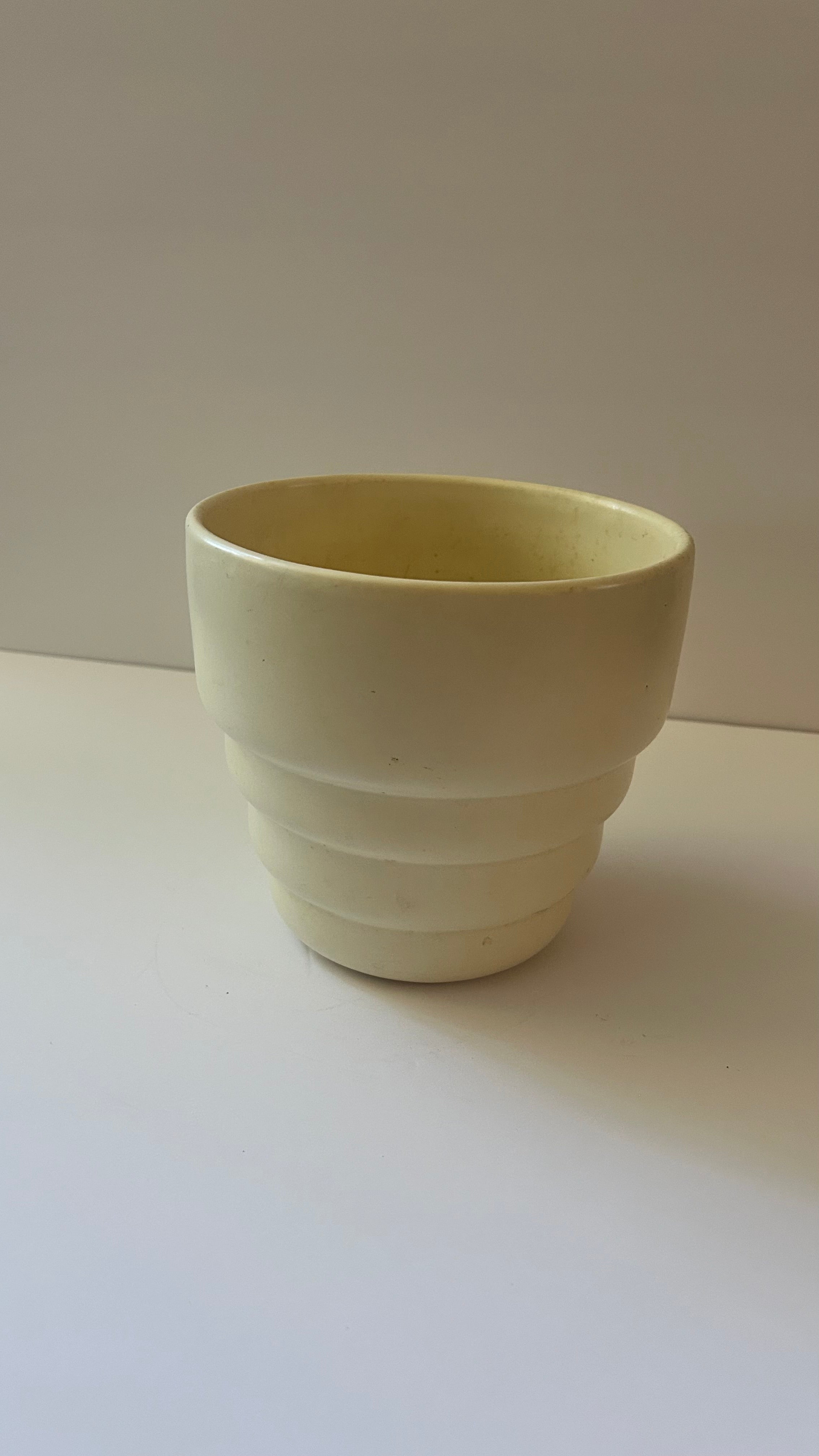 6.5" x 7"  minimalist ceramic pottery