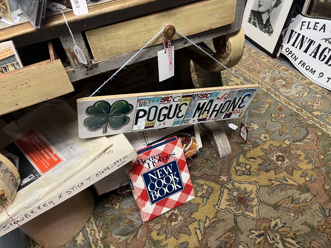 HM LP "Pogue Mahone" Sign-New