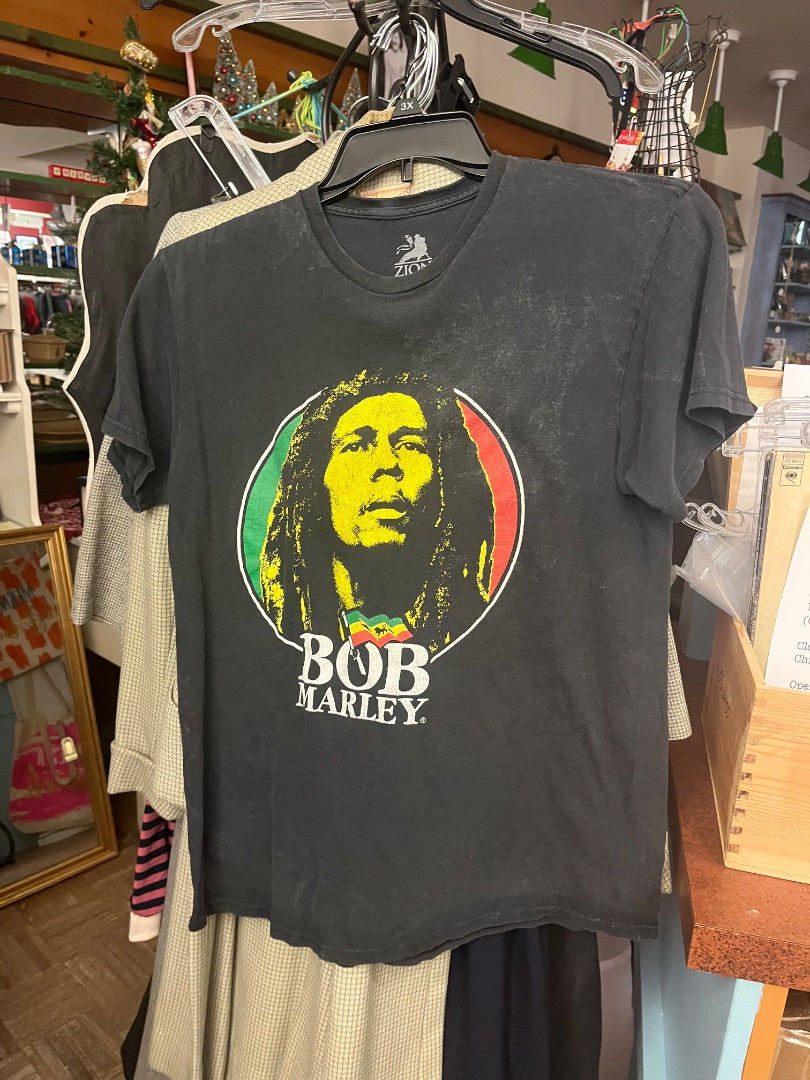 Bob Marley Zion R Black Med Tee