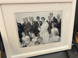 JFK & Jackie & Bridal Party B/W RTH By Toni Frissell