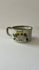Japanese Otagiri 1970’s owl mug