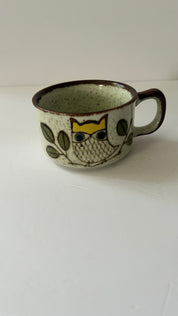 Japanese Otagiri 1970’s owl mug