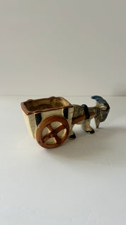 Ceramic goat planter  Hand Painted Vintage MCM