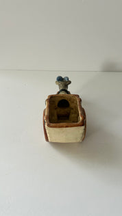 Ceramic goat planter  Hand Painted Vintage MCM