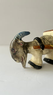 Ceramic goat planter  Hand Painted Vintage MCM