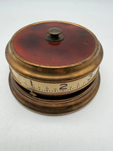 5”  Florn Co. Rotary Tape / Drum Desk Clock  1940’s