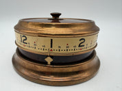 5”  Florn Co. Rotary Tape / Drum Desk Clock  1940’s