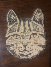 Cork Kitty Coaster