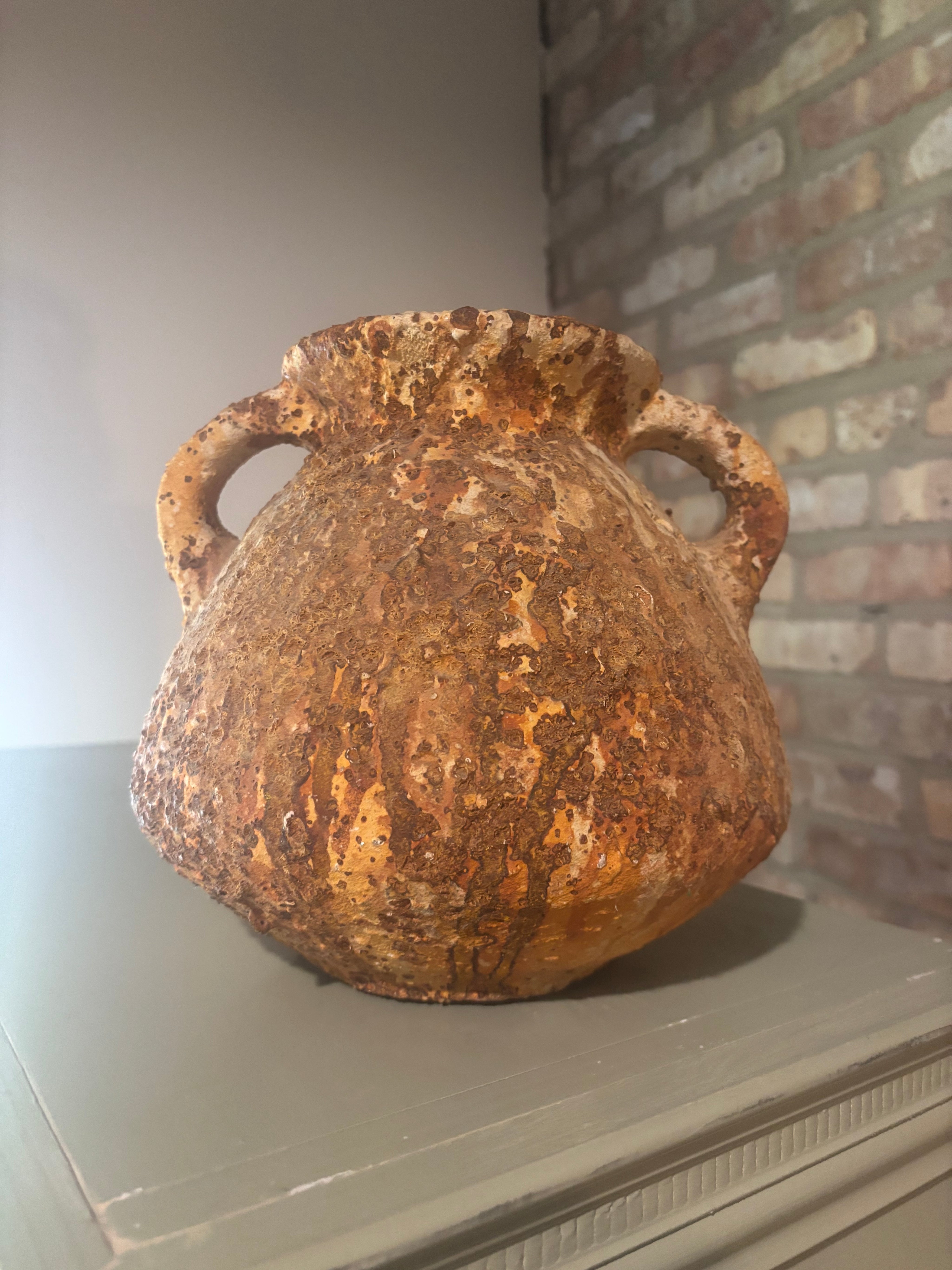 Terracotta Amphora Vessel