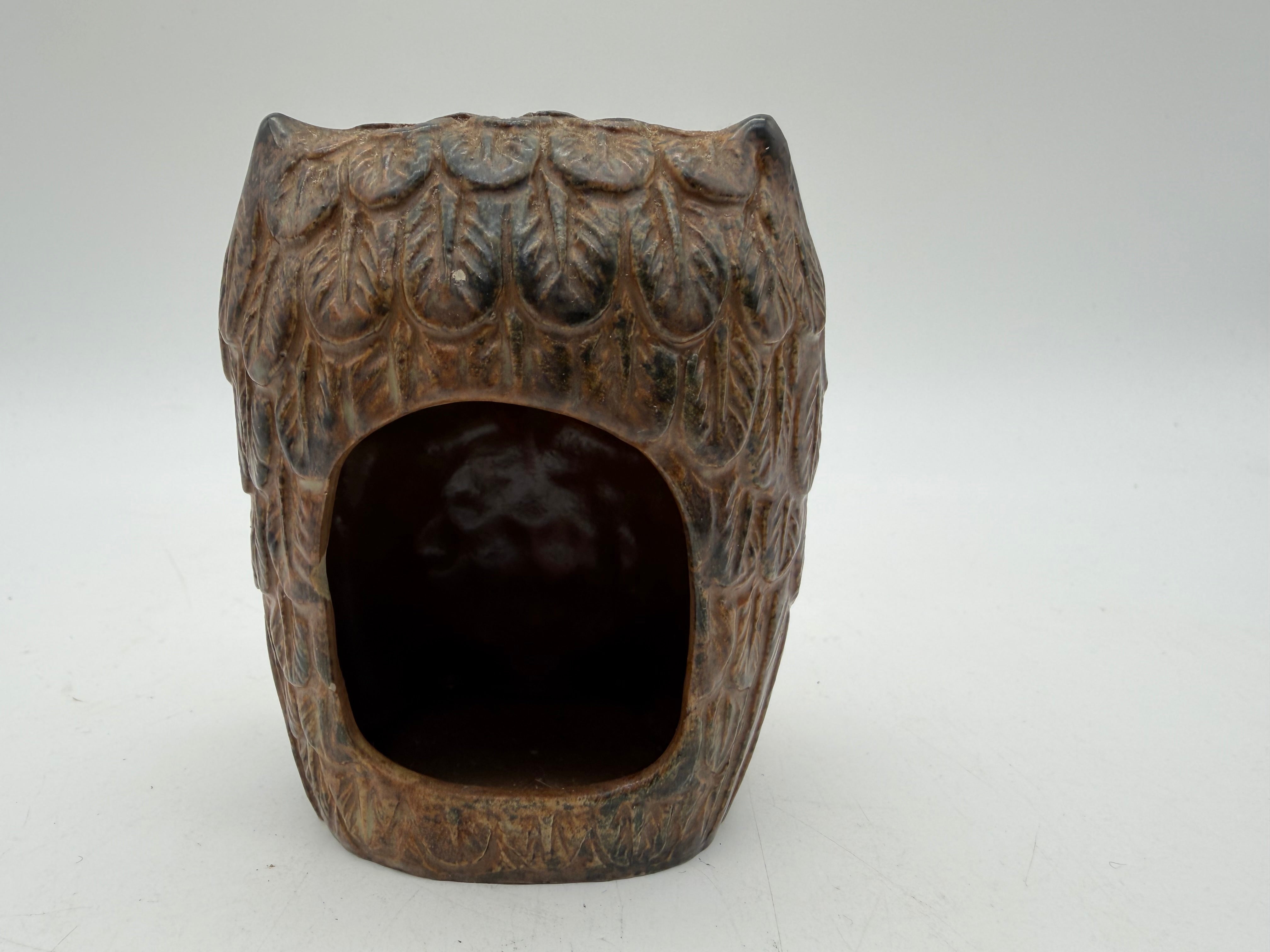 4” Owl Candle Holder Incense Burner MCM Japan