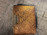 Wicker mail basket