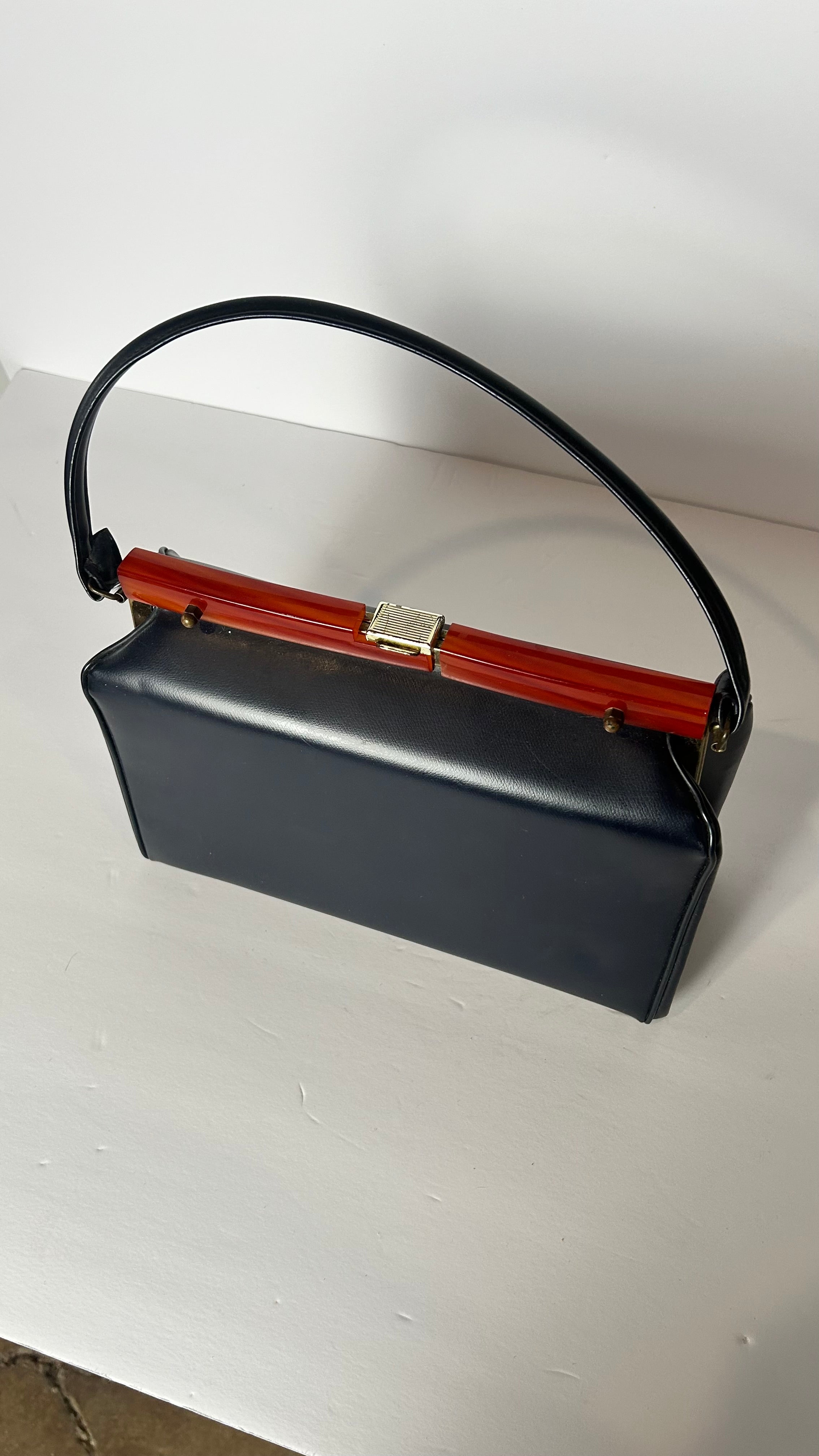 MCM Bakelite closure purse