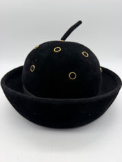 1960’s Frank Olive Black velvet women’s hat