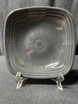 Square Gray Fiesta Dinner Plate