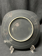 Square Gray Fiesta Dinner Plate