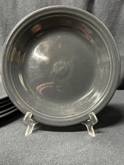 Gray Fiestaware Dinner Plate