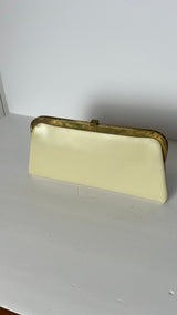 Vintage cream clutch