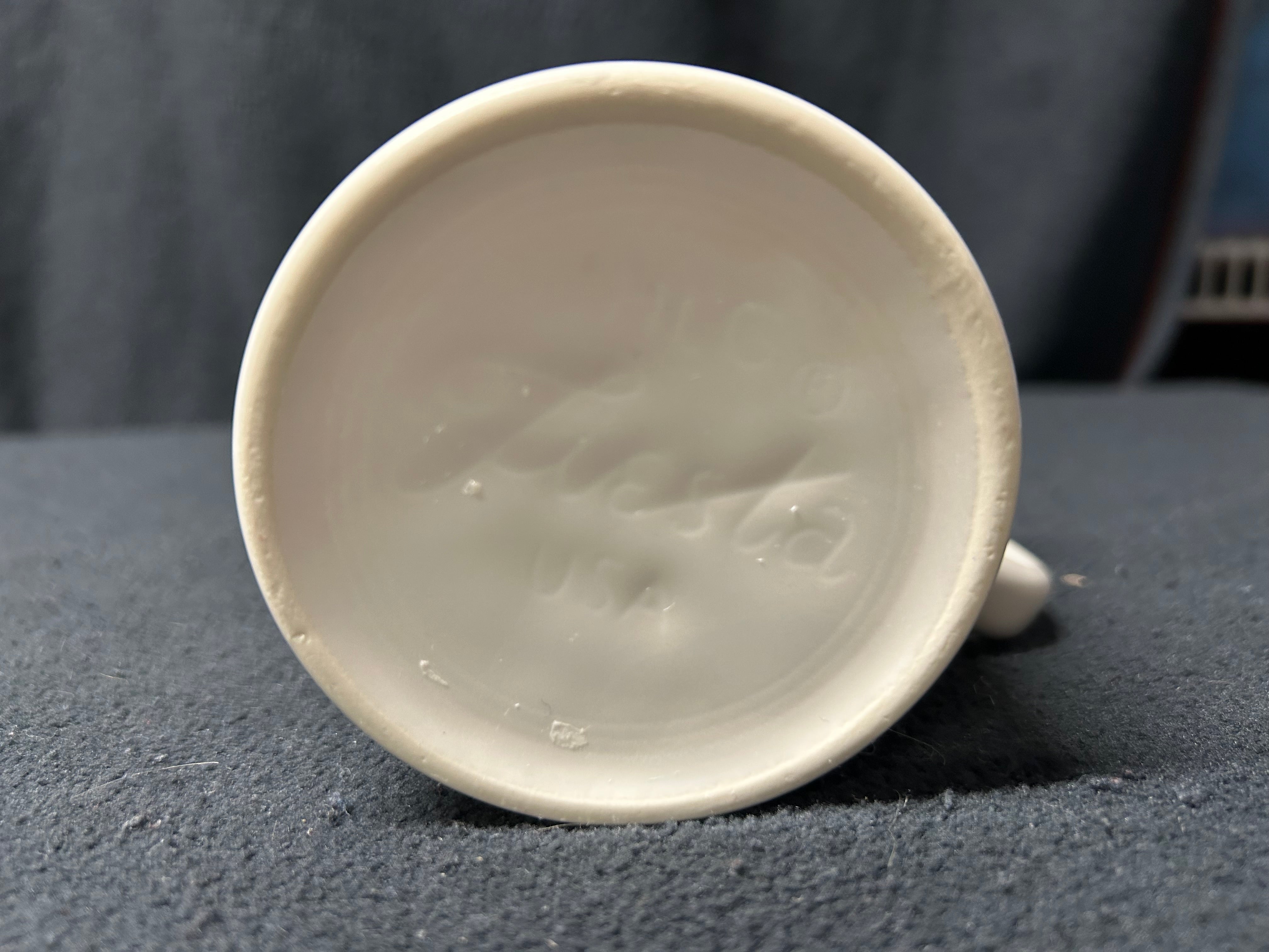 White Ring-Handled Fiestaware Mug