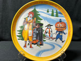 McDonald's Plastic Plate- R.M. and Hamburglar Share a Big Grin...
