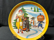 McDonald's Plastic Plate-Big Mac Captures Snowman Twin
